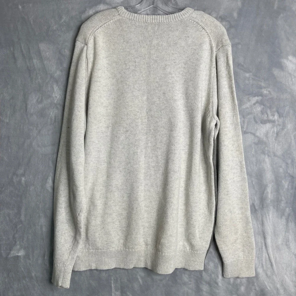 Old Navy Mountain Sweater Mens XXL Knit Cotton‎ Wool Cabin Preppy Crew Neck